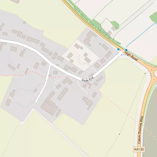 Map of Slade End