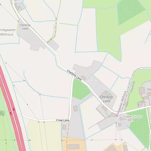 Map of Slape Cross