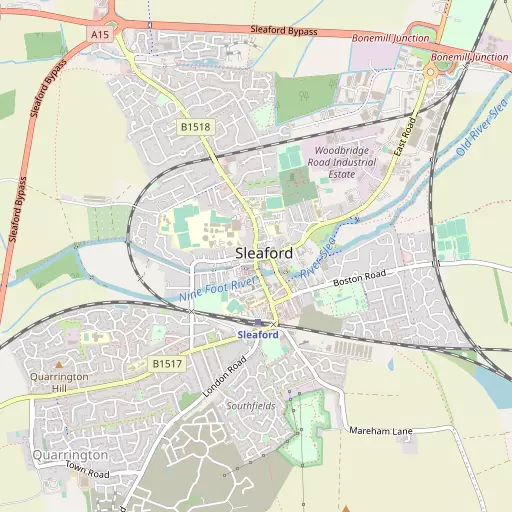 Map of Sleaford