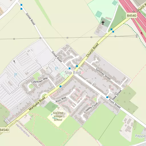 Map of Slip End