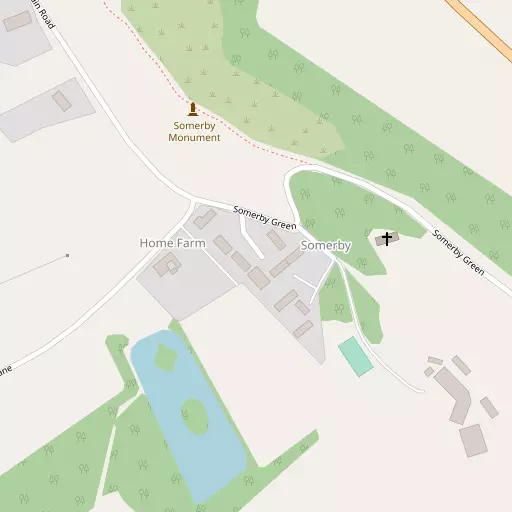 Map of Somerby
