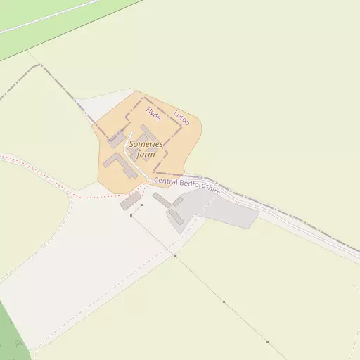 Map of Someries