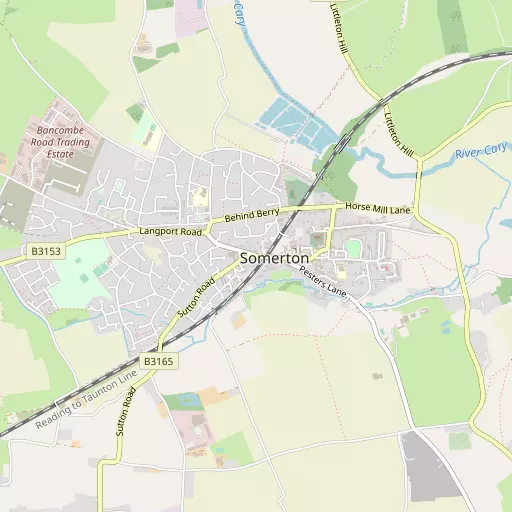 Map of Somerton