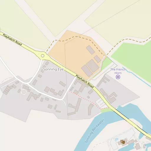 Map of Sonning Eye