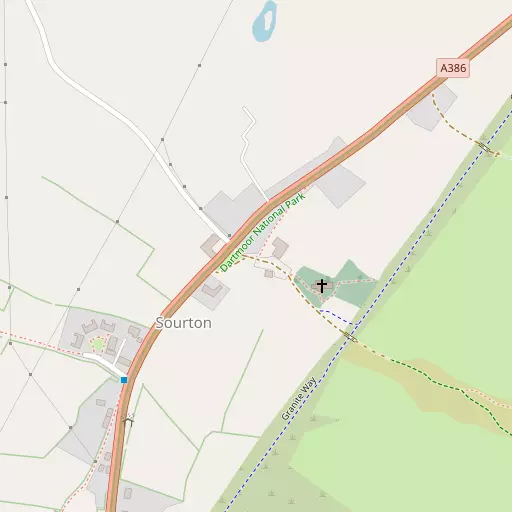 Map of Sourton