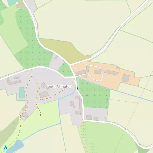 Map of South Allington