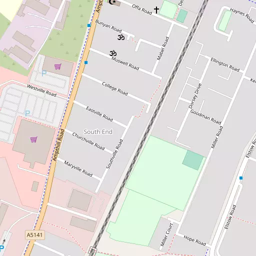 Map of South End