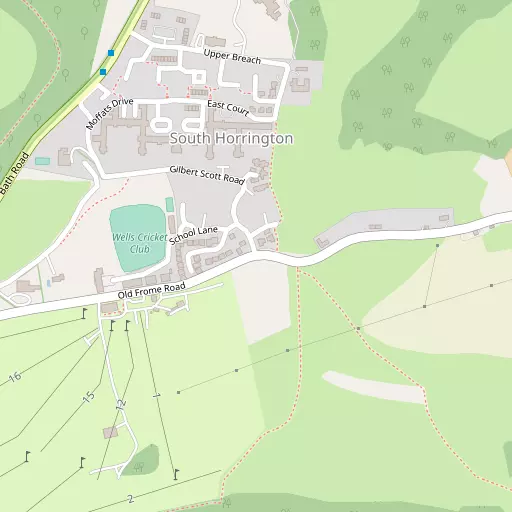 Map of South Horrington
