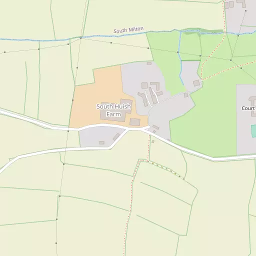 Map of South Huish