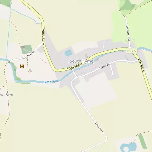 Map of South Kyme