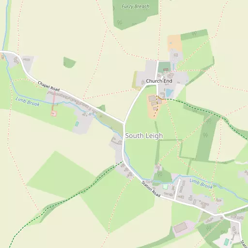 Map of South Leigh