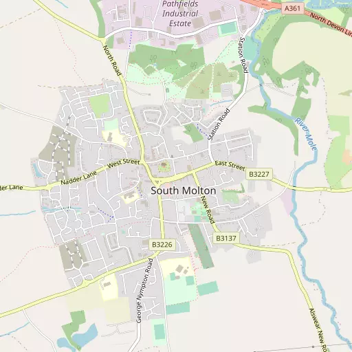 Map of South Molton