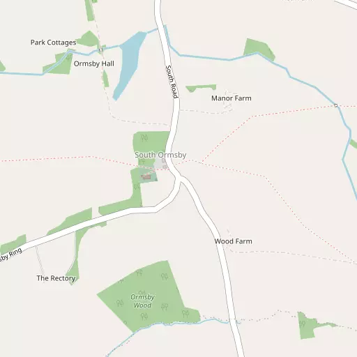 Map of South Ormsby