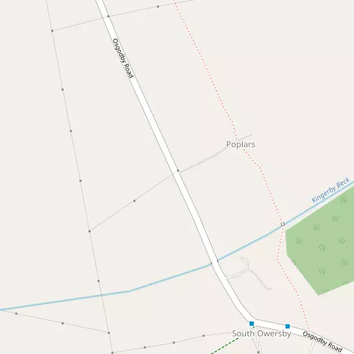 Map of South Owersby