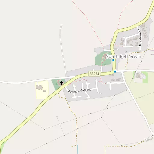 Map of South Petherwin