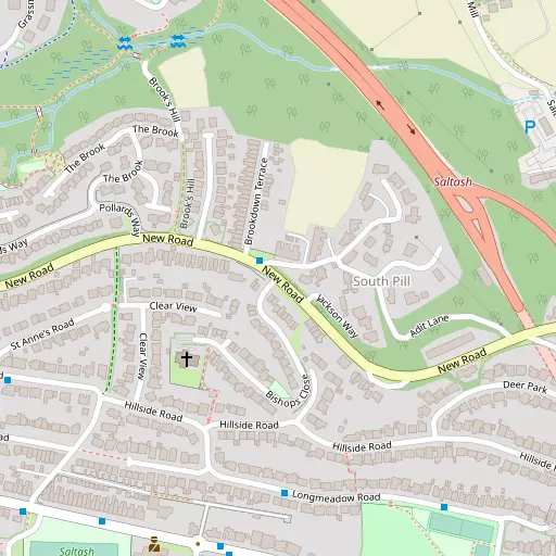 Map of South Pill