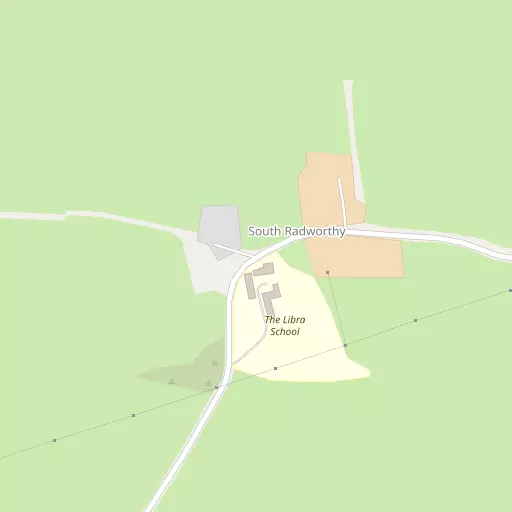 Map of South Radworthy