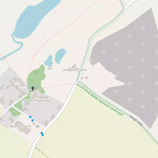 Map of South Thoresby