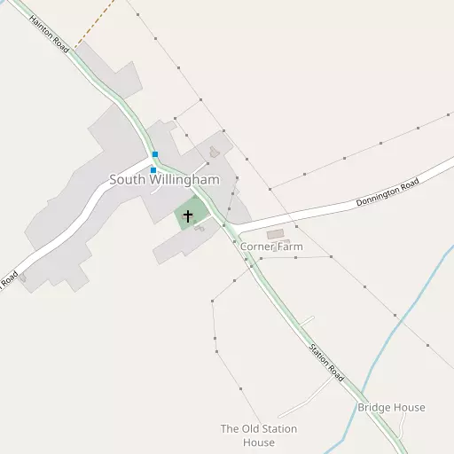 Map of South Willingham