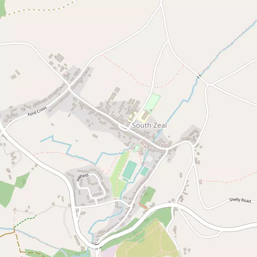Map of South Zeal