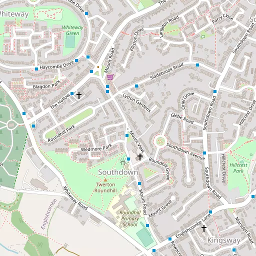 Map of Southdown