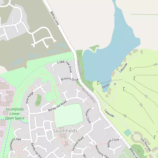 Map of Southfields