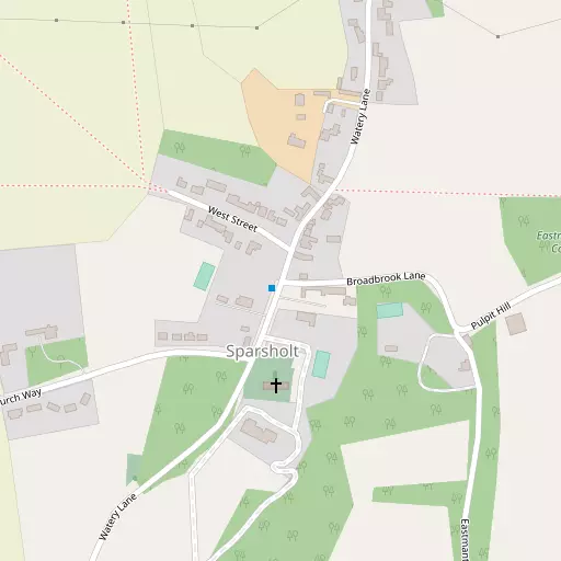 Map of Sparsholt