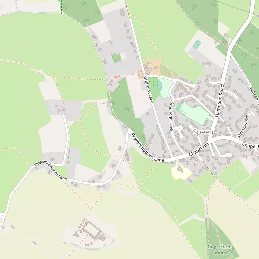 Map of Speen