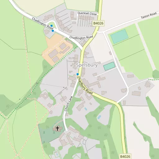 Map of Spelsbury