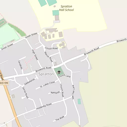 Map of Spratton