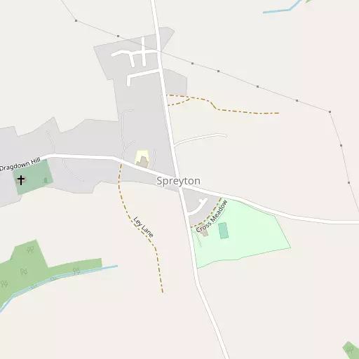 Map of Spreyton