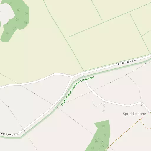 Map of Spriddlestone