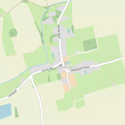 Map of Spridlington
