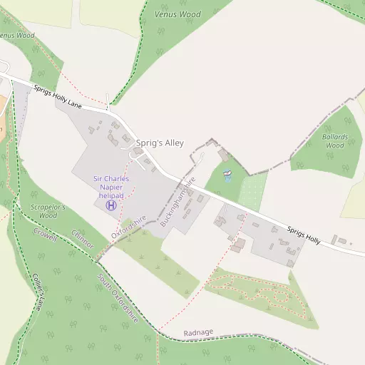 Map of Sprig's Alley