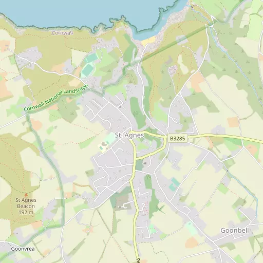 Map of St Agnes