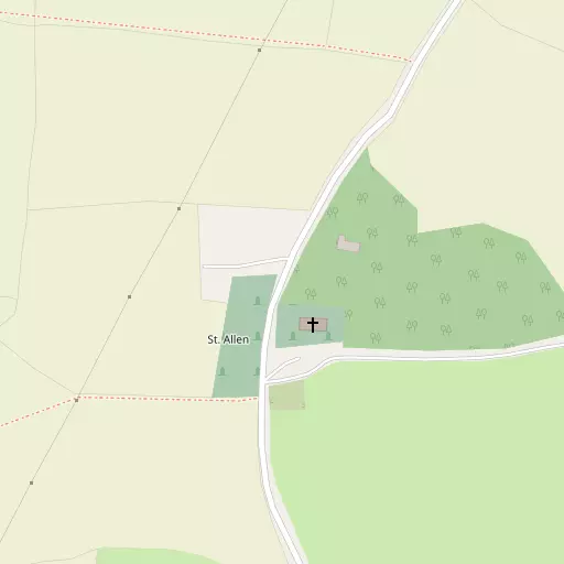 Map of St Allen