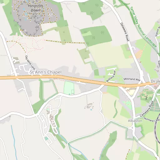 Map of St Ann's Chapel