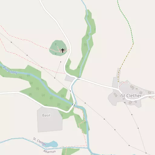 Map of St Clether