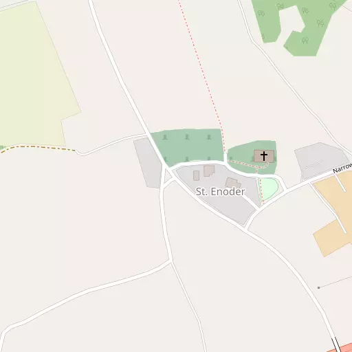 Map of St Enoder
