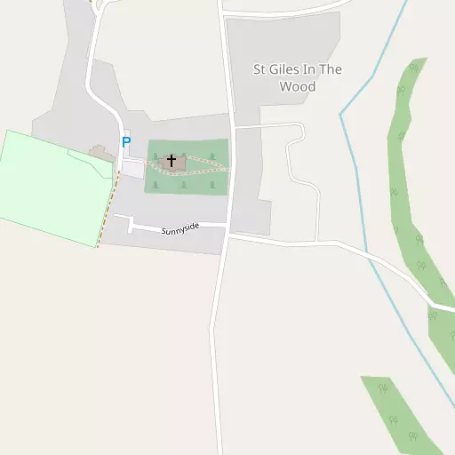 Map of St Giles in the Wood