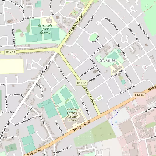 Map of St Giles