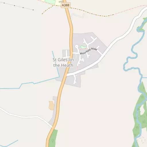 Map of St Giles on the Heath
