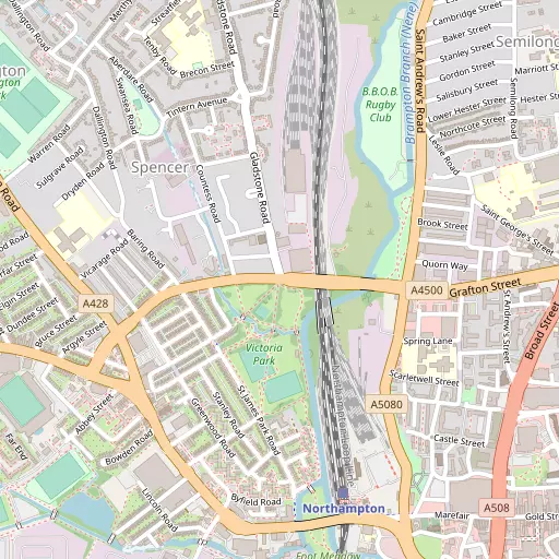 Map of St James' End