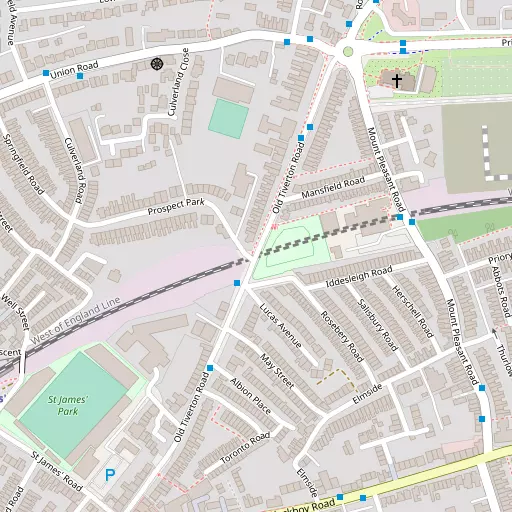 Map of St James'
