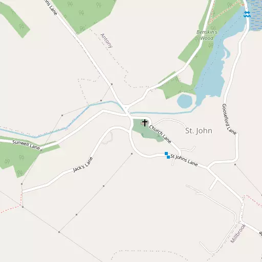 Map of St John