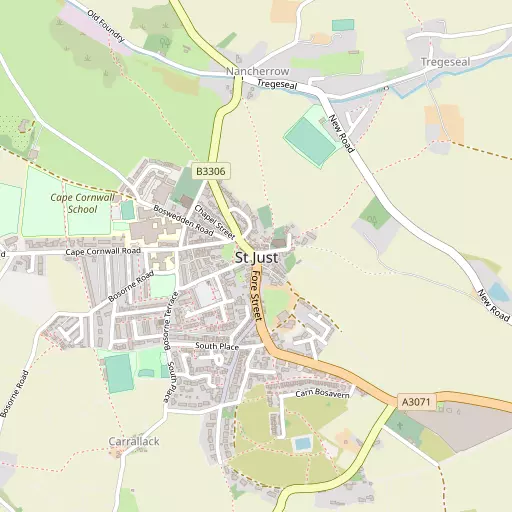 Map of St Just