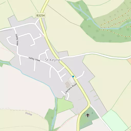 Map of St Keyne
