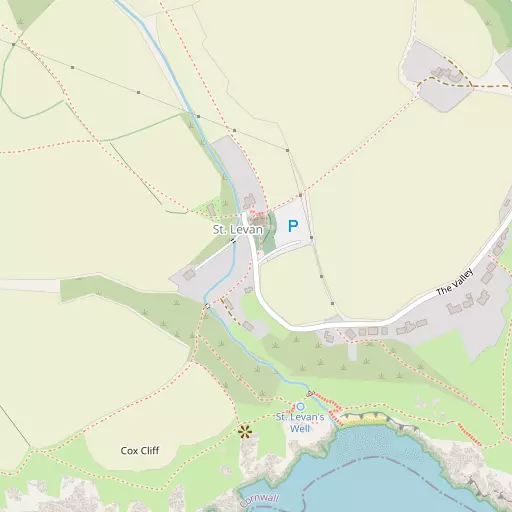 Map of St Levan