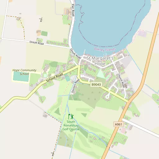 Map of St Margaret's Hope