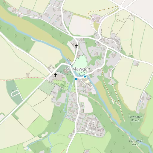 Map of St Mawgan